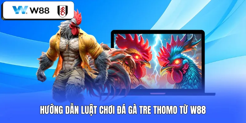 Hướng dẫn luật chơi đá gà tre Thomo từ W88 